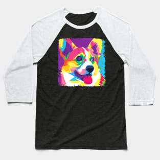 Pembroke Welsh Corgi Pop Art - Dog Lover Gifts Baseball T-Shirt